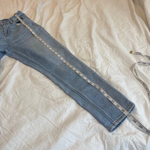 American Eagle Curvy Mom Jeans 00 Light Wash High Rise Denim - Picture 9 of 16